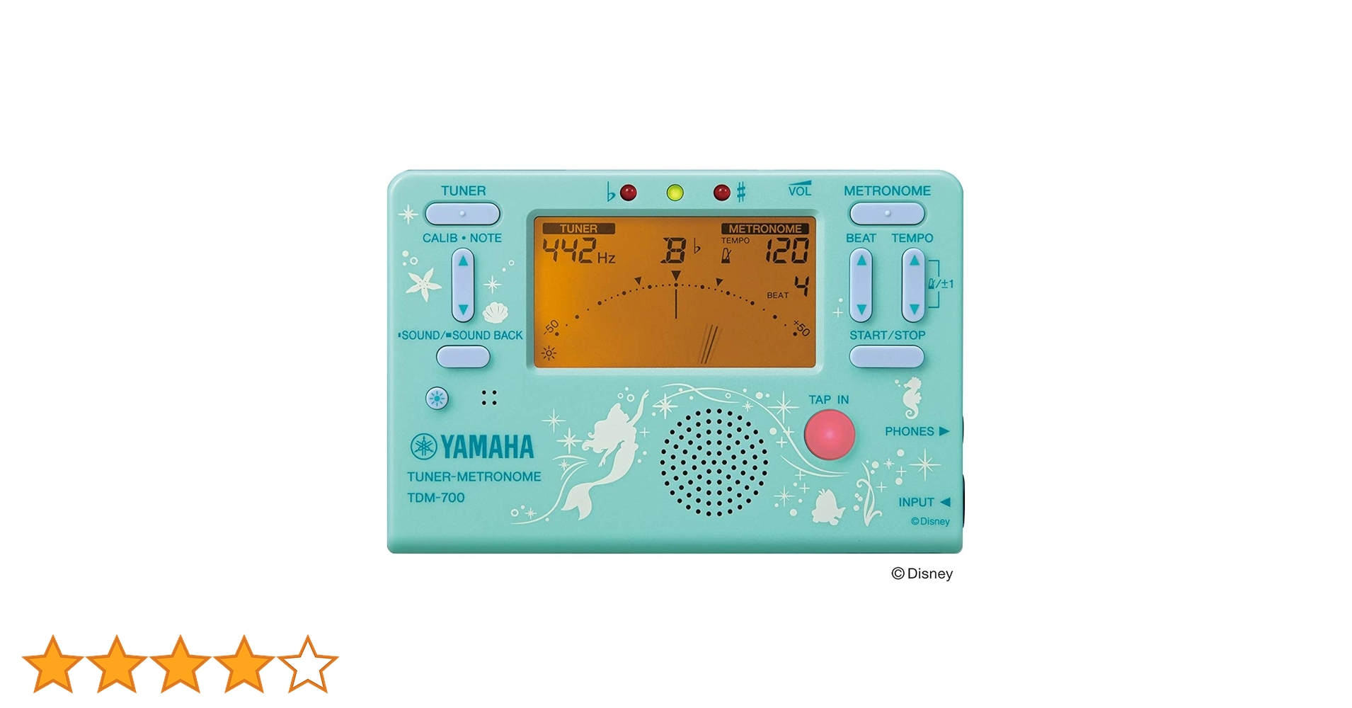 Amazon | ヤマハ ディズニーチューナーメトロノーム アリエル